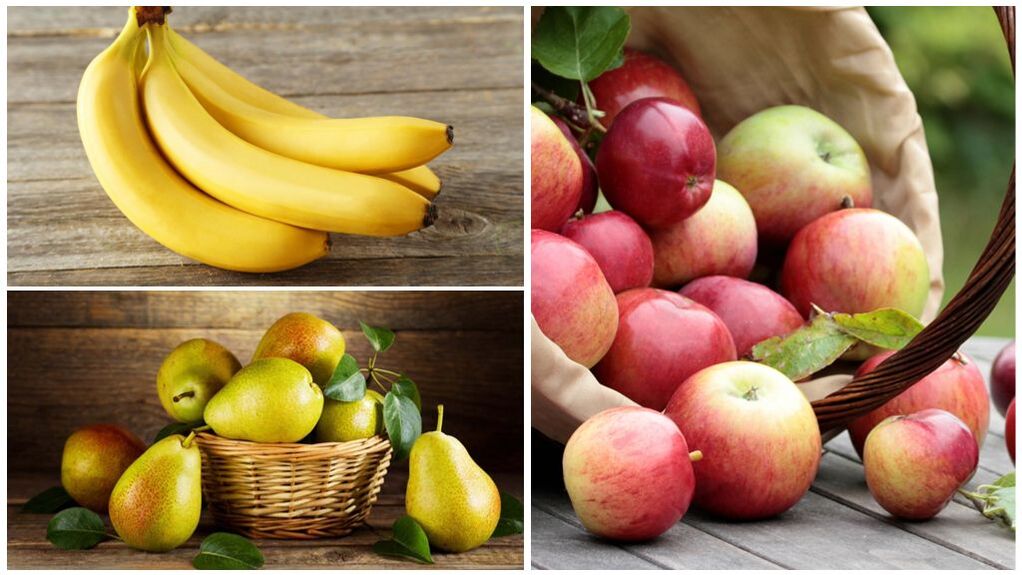 गठिया के लिए अच्छे फल - केला, नाशपाती और सेब