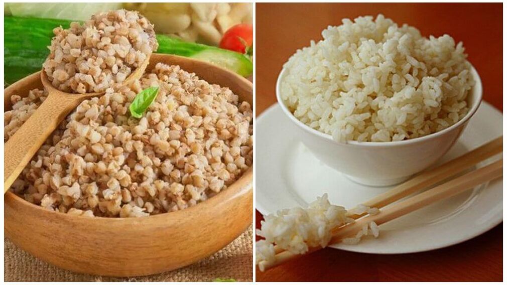 गाउट के लिए एक प्रकार का अनाज और चावल का आहार